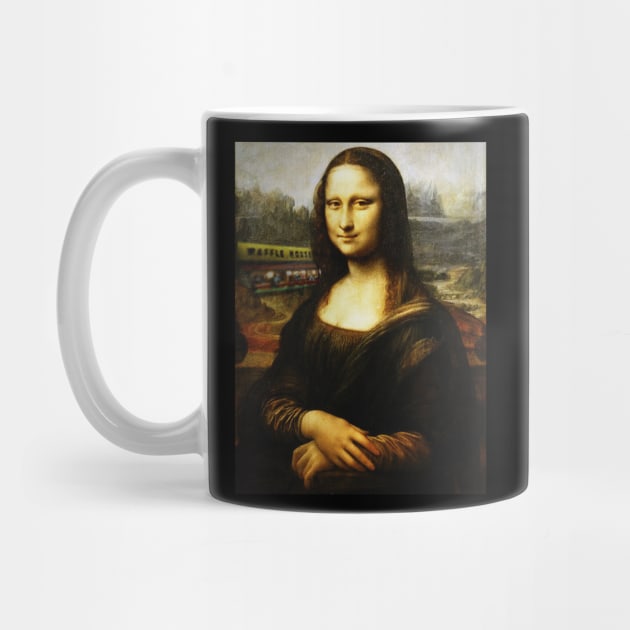 Mona Lisa Waffle House by Jan Lewin Art Store